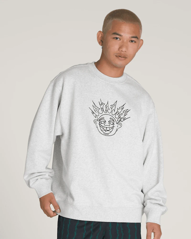 Skate Smile Spike Crew Sweatshirt
