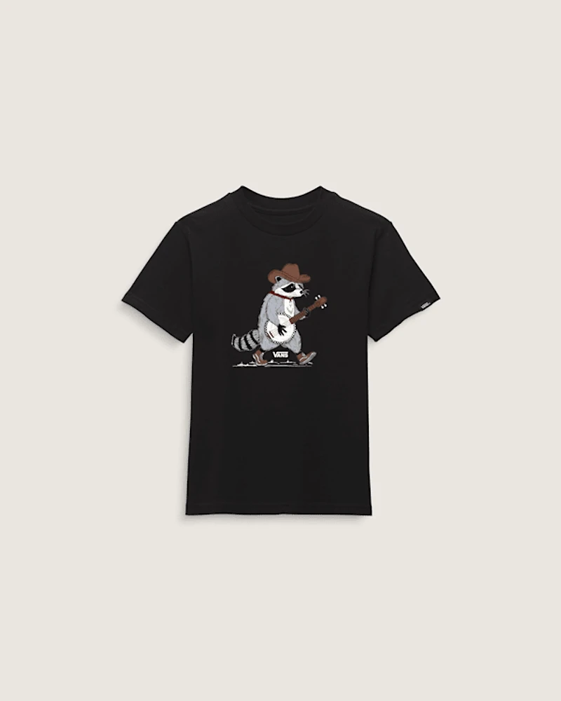 Little Kids Raccoon Banjo T-Shirt