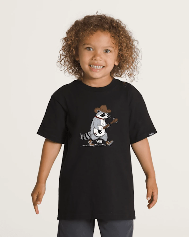 Little Kids Racoon Banjo T-Shirt