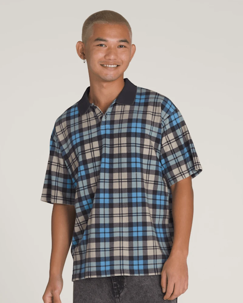 Bellmoor Plaid Polo Shirt