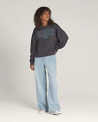 Retro Isle Graphic Crew Sweatshirt