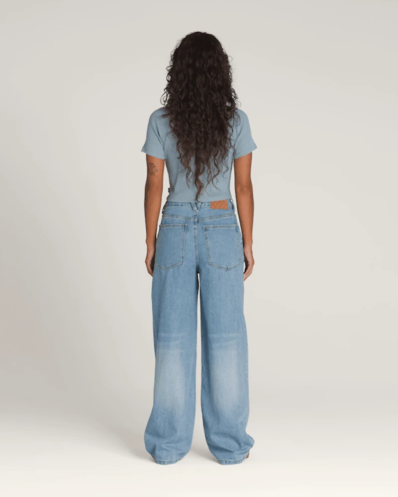 Sirelle 5 Pocket Denim Puddle Pants