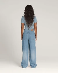 Sirelle 5 Pocket Denim Puddle Pants