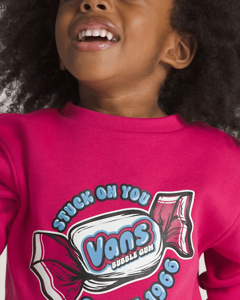 Little Kids Stuck On You Crew Sweatshirt