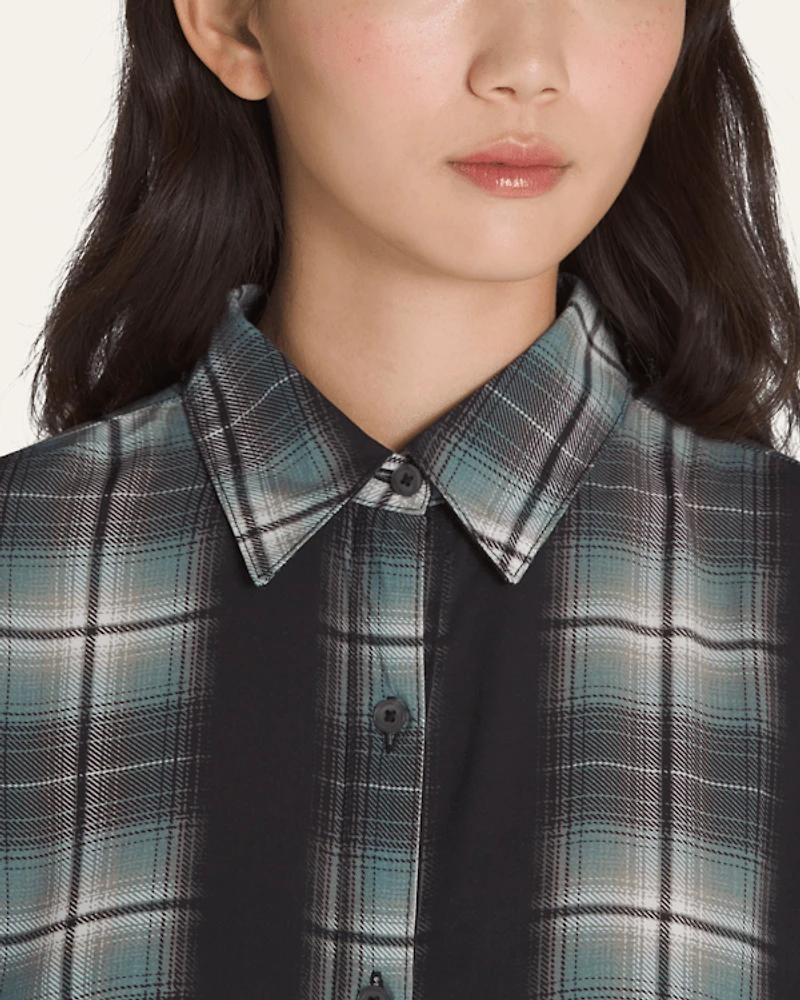 Gillian Plaid Button Up Shirt