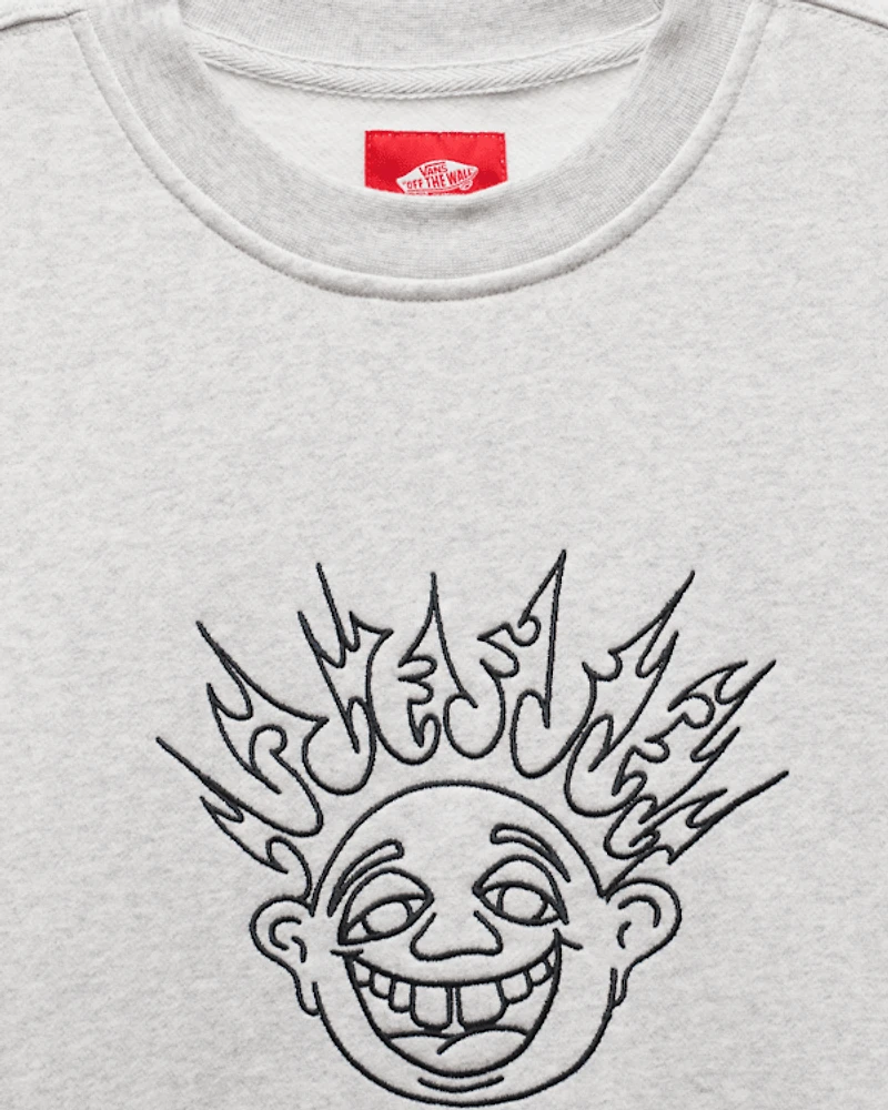 Skate Smile Spike Crew Sweatshirt