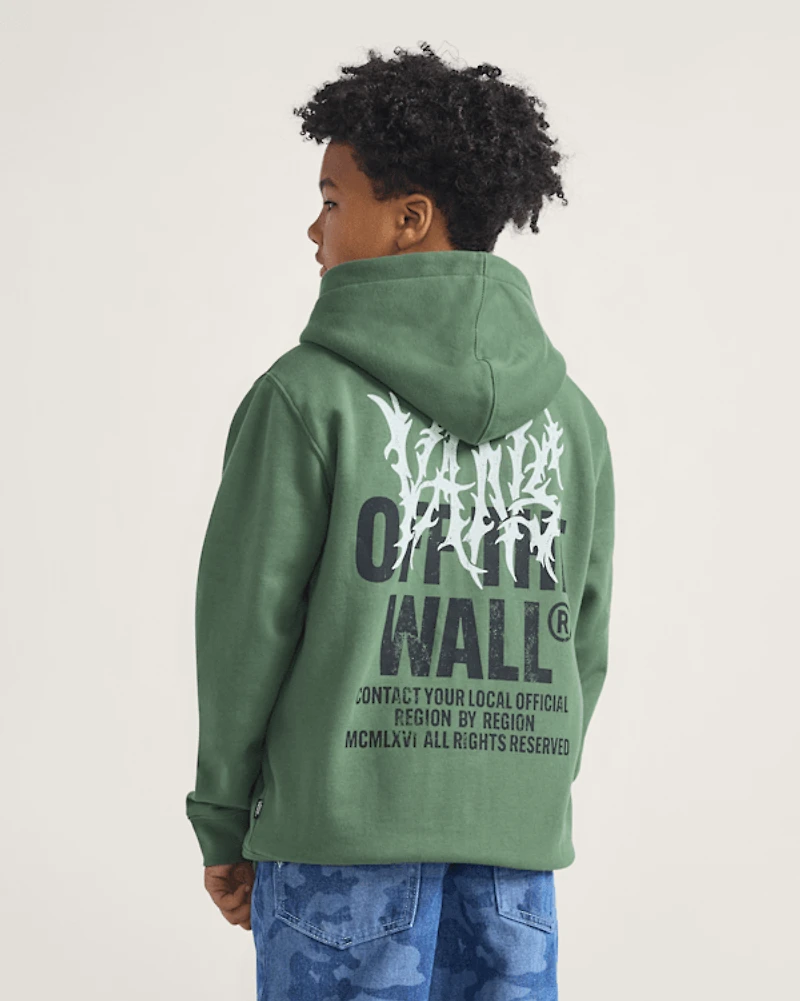 Kids Metal Wall Zip Hoodie