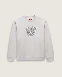 Skate Smile Spike Crew Sweatshirt