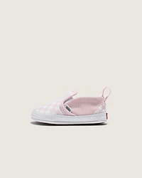 Infant Slip-On V Crib Checkerboard Shoe