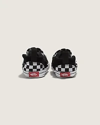 Infant Slip-On V Checkerboard Crib Shoe