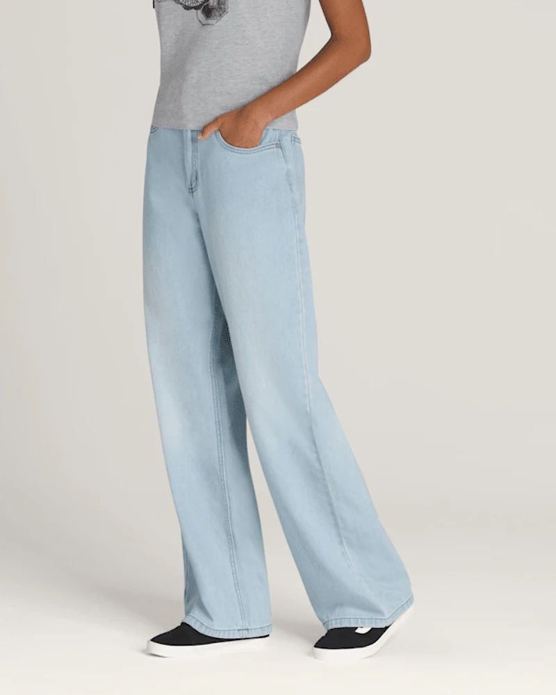 Sirelle 5 Pocket Denim Puddle Pants