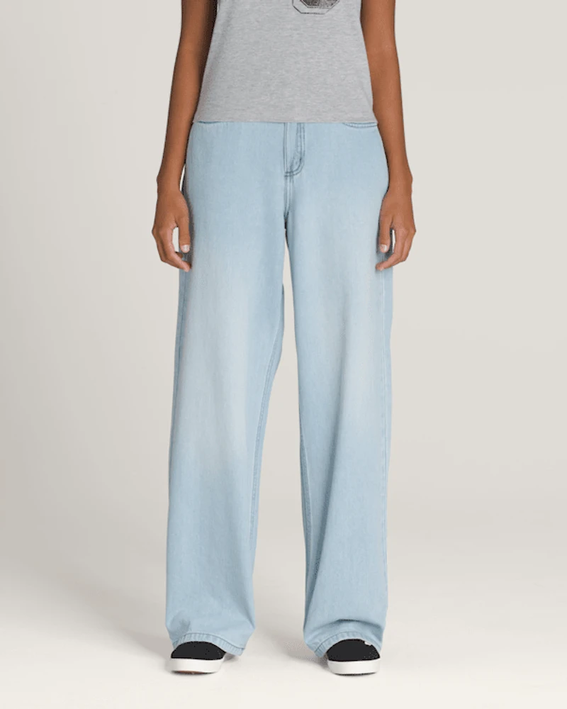 Sirelle 5 Pocket Denim Puddle Pants