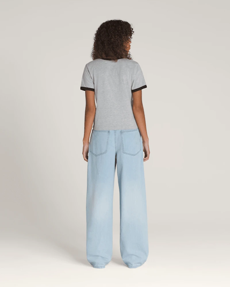 Sirelle 5 Pocket Denim Puddle Pants