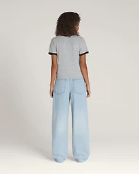 Sirelle 5 Pocket Denim Puddle Pants