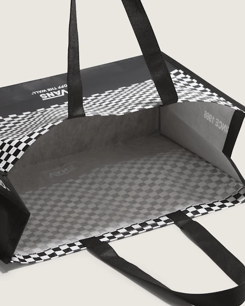 Checkerboard Reusable Tote Bag