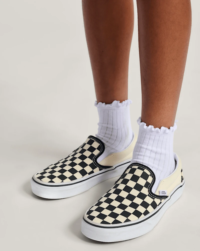 Big Kids Classic Slip-On Checkerboard Shoe