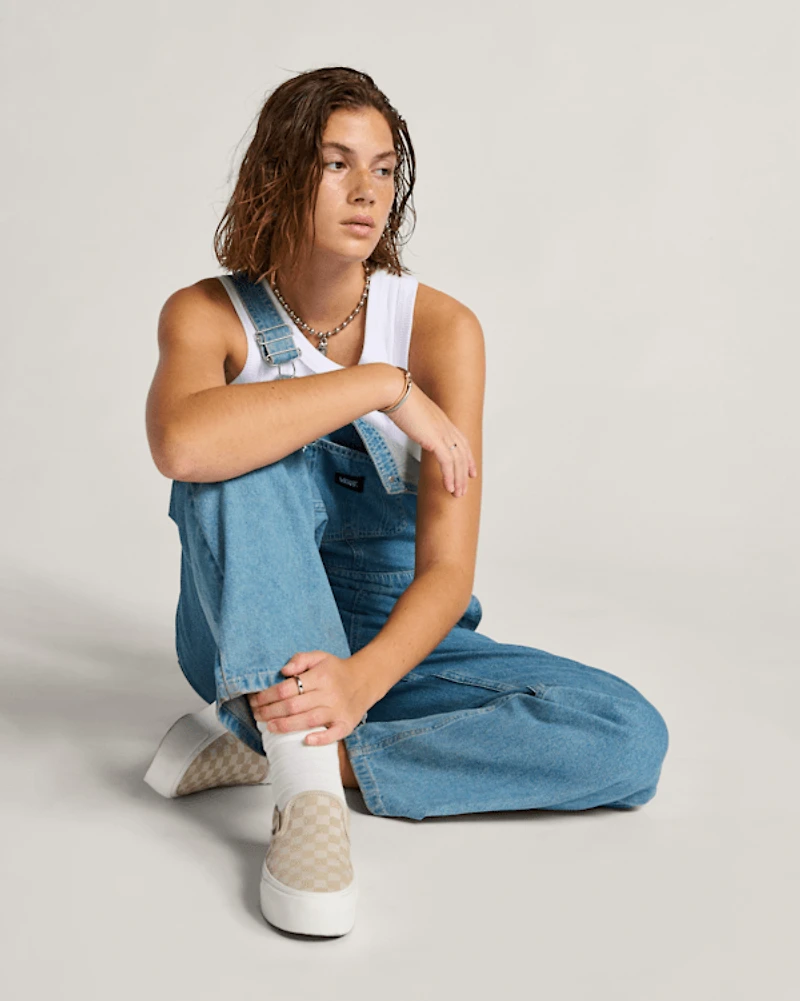 Classic Slip-On Platform Checkerboard Shoe