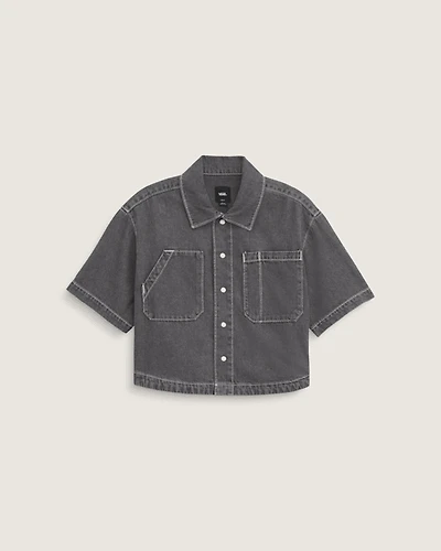Natalie Denim Button Up Shirt