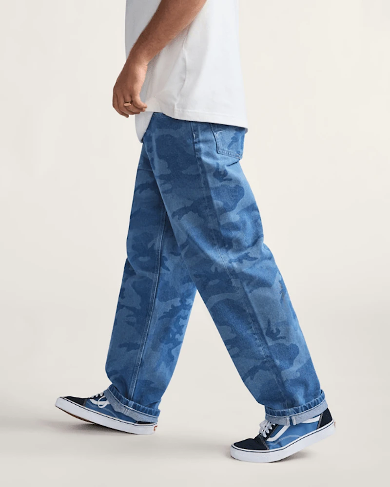 Check-5 Loose Denim Pants