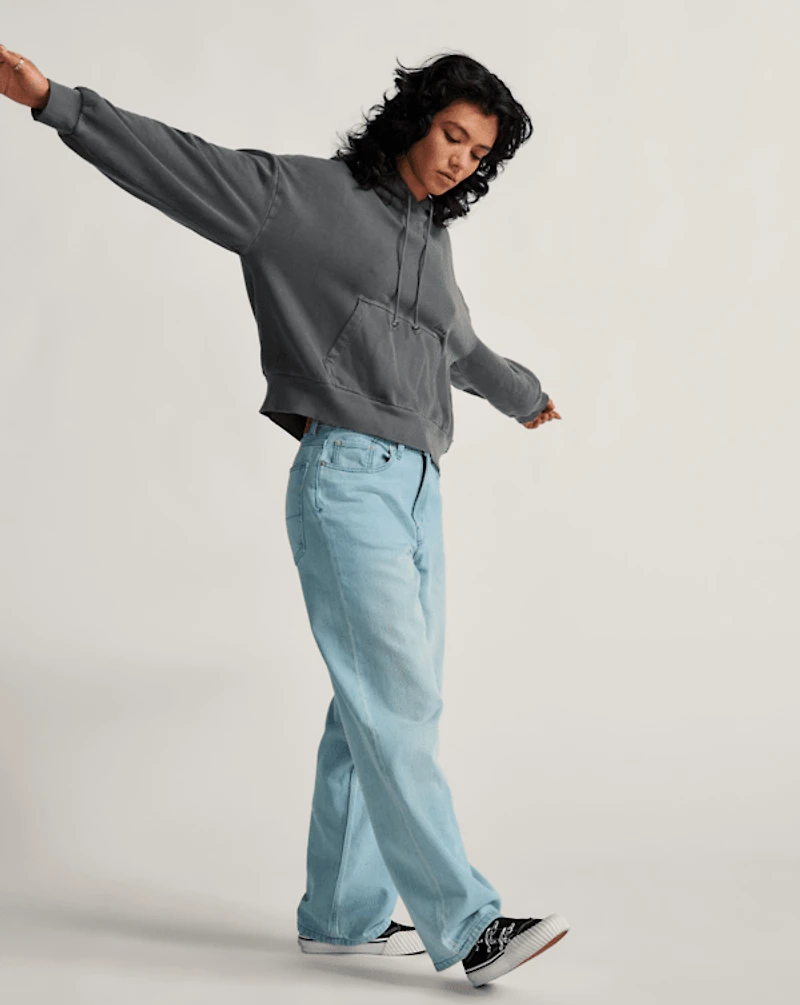 Check-5 Baggy Denim Pants