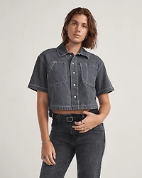 Natalie Denim Button Up Shirt