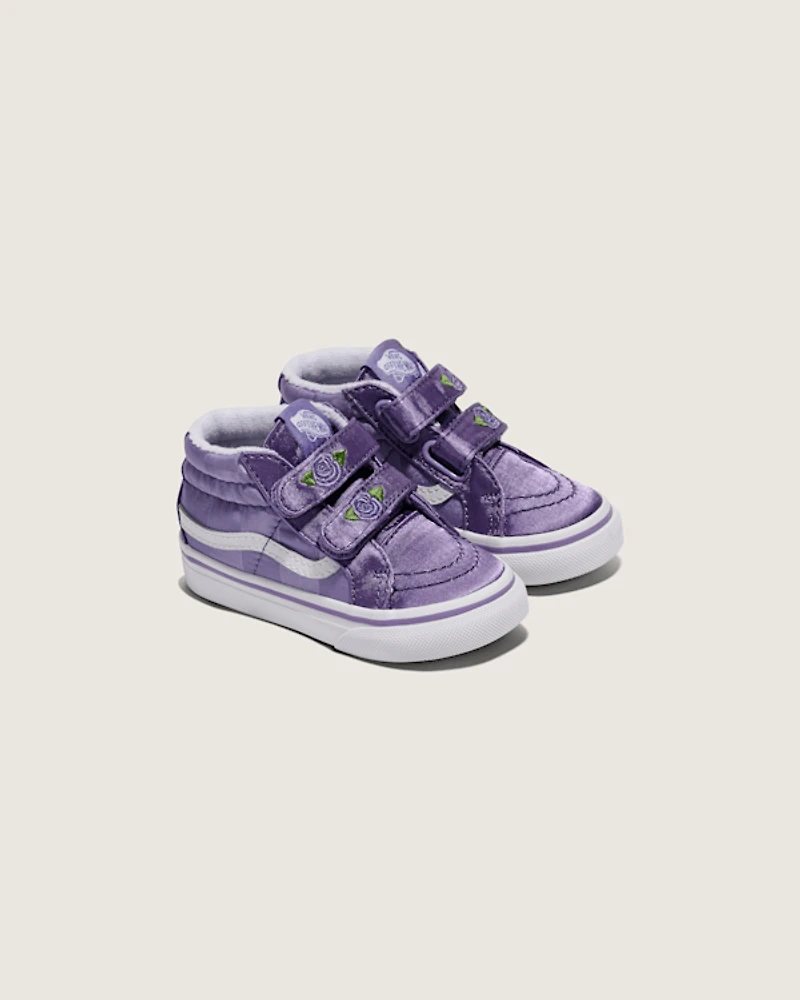 Toddler Sk8-Mid Reissue V Satin Shoe
