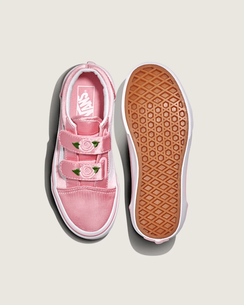 Little Kids Old Skool V Satin Shoe