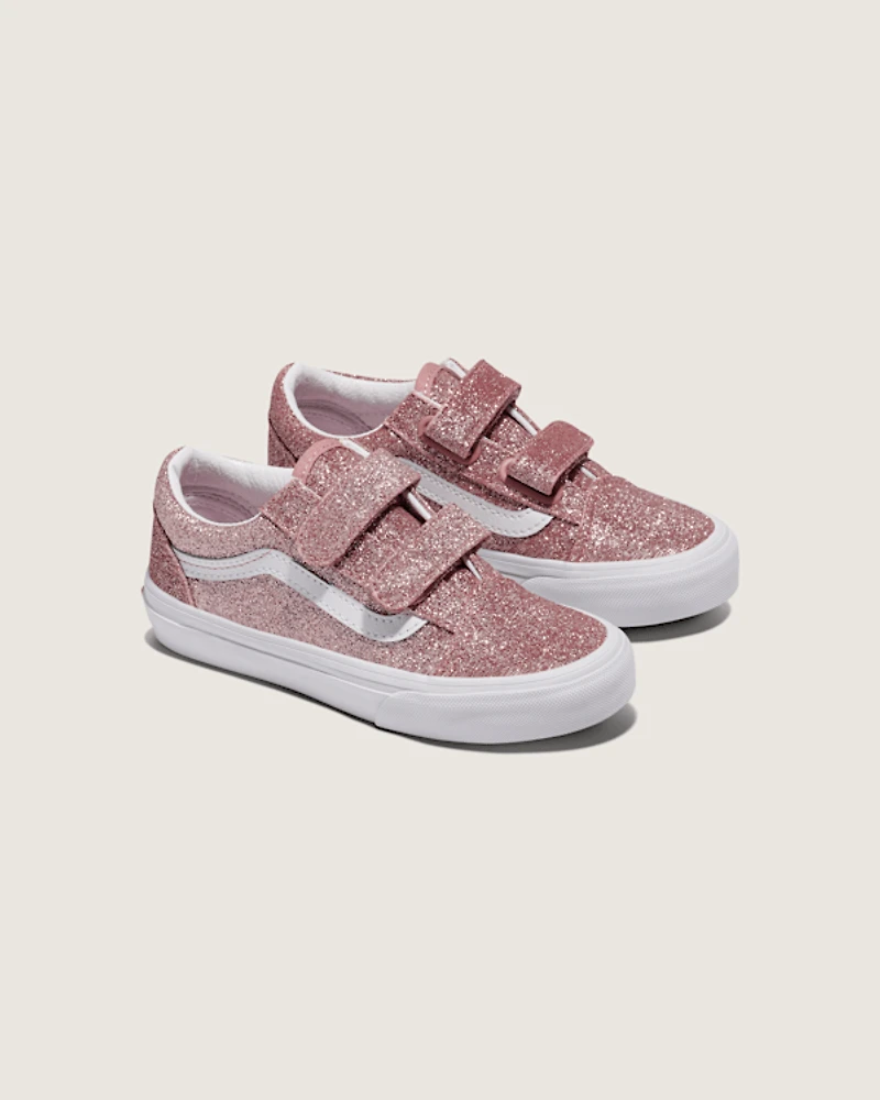 Little Kids Old Skool V Glitter Shoe