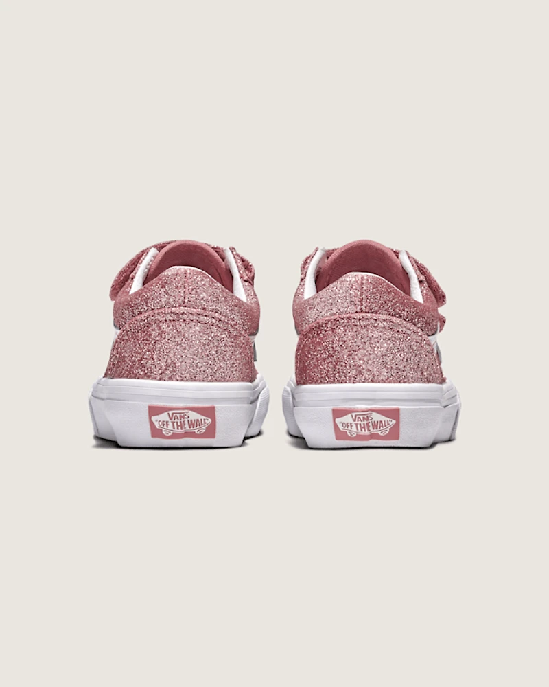 Little Kids Old Skool V Glitter Shoe