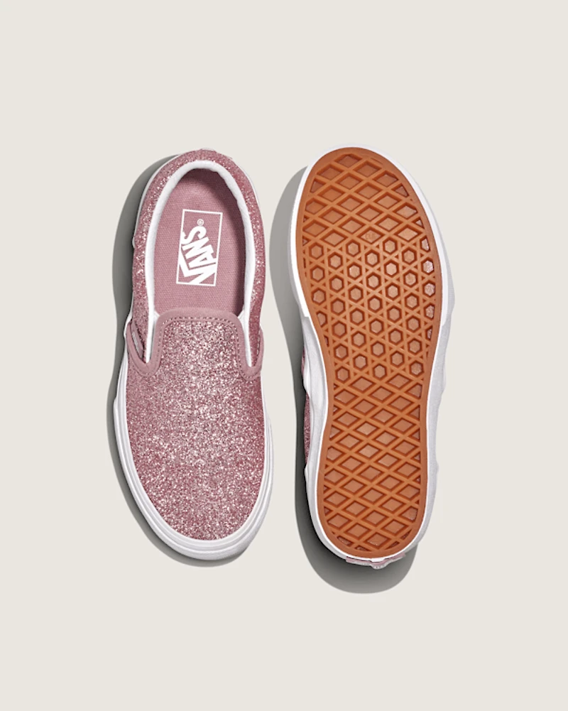 Little Kids Classic Slip-On Glitter Shoe