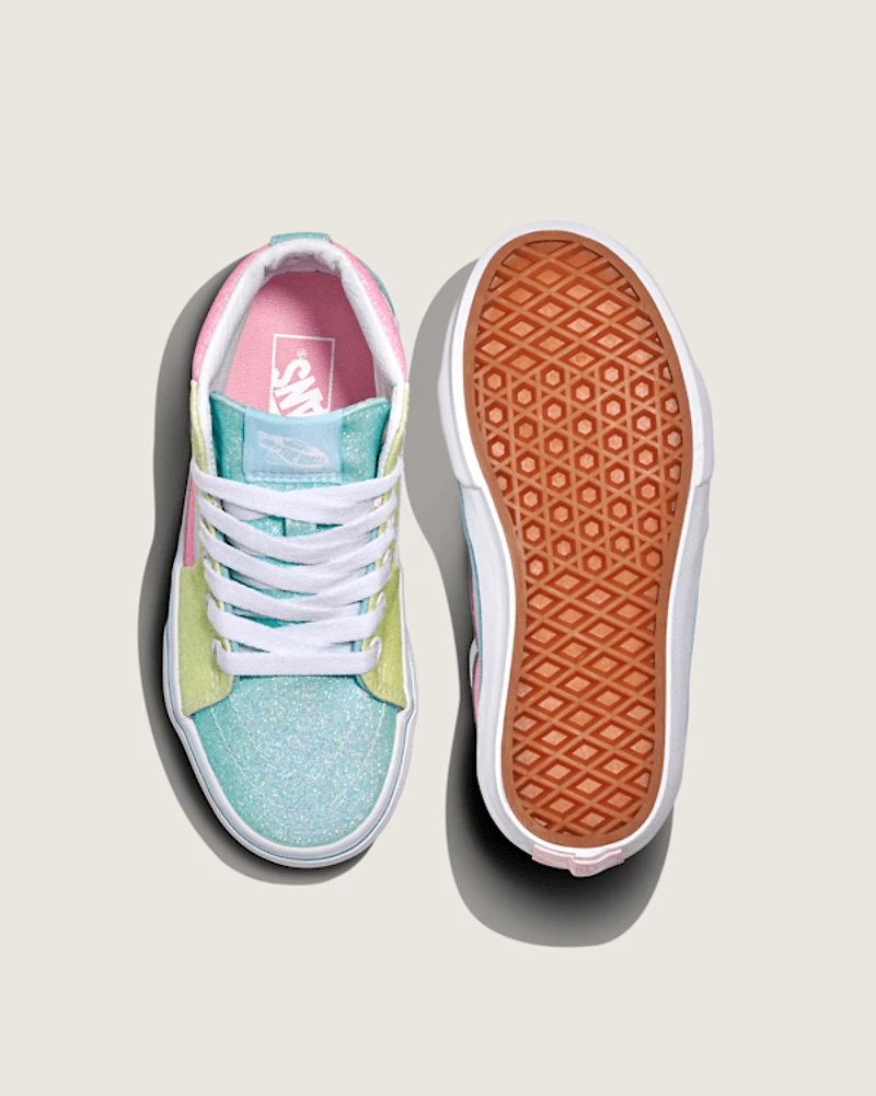 Little Kids Sk8-Hi Glitter Shoe