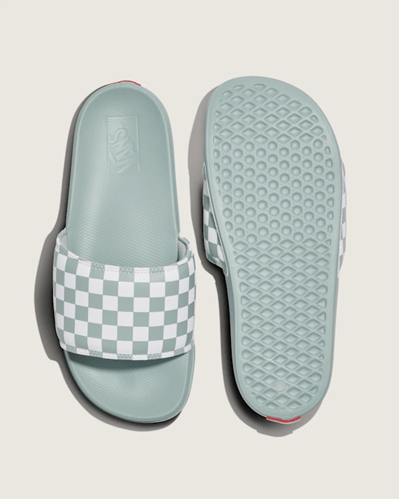 La Costa Checkerboard Slide-On Sandal