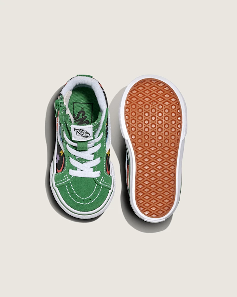 Toddler Sk8-Hi Reissue Side Zip Shark Shoe