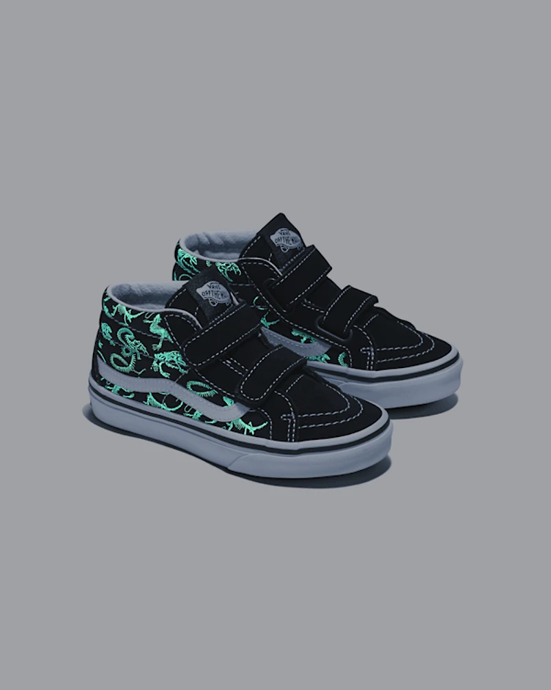Little Kids Sk8-Mid Reissue V Skeleton Shoe
