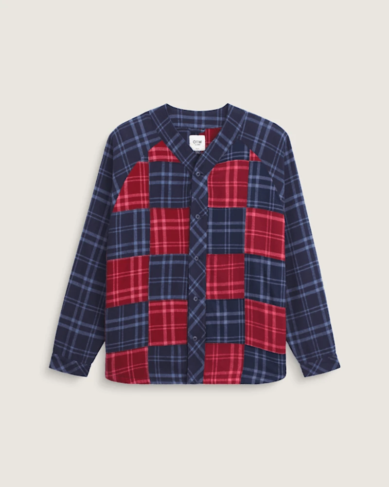 OTW Blocked Flannel Shirt