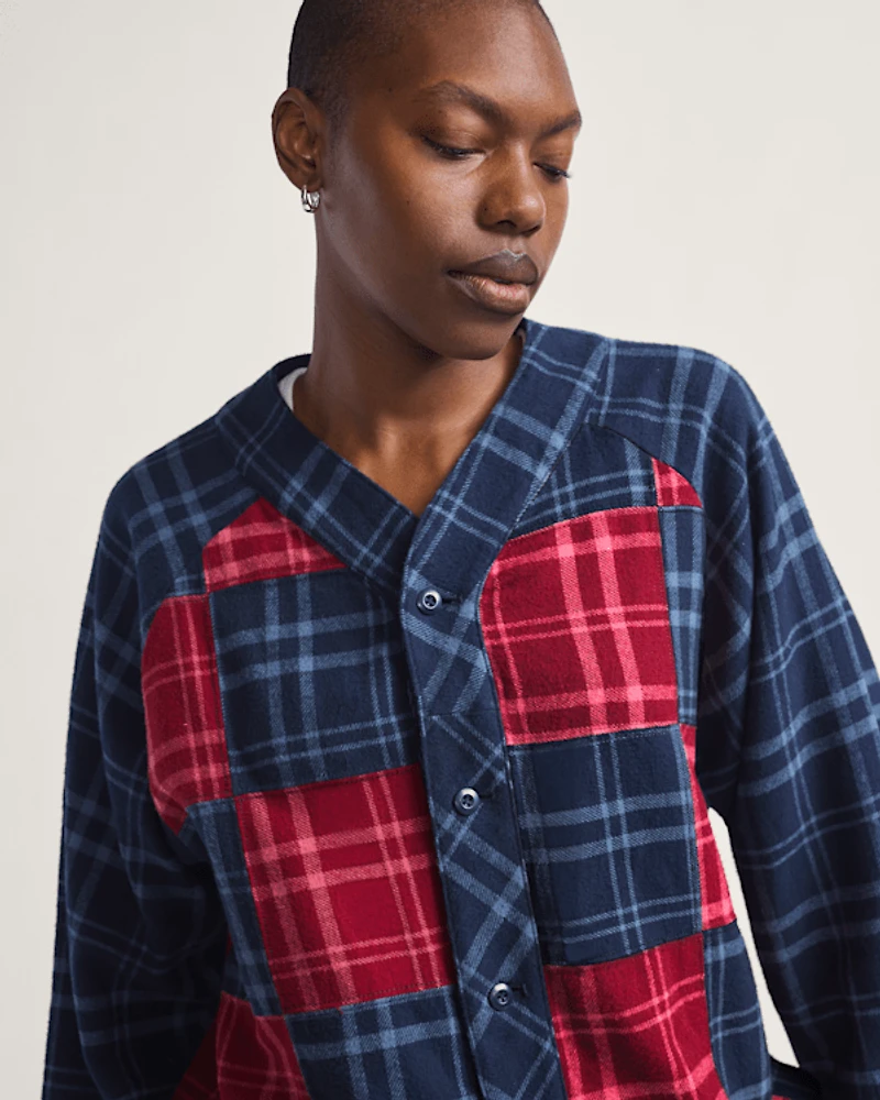 OTW Blocked Flannel Shirt