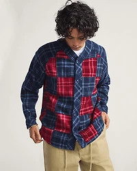 OTW Blocked Flannel Shirt