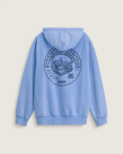 Scratched Records Pullover Hoodie