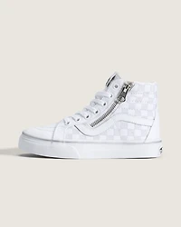 Little Kids SK8-Hi Side Zip Checkerboard Shoe