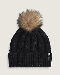 Cable Knit Pom Beanie