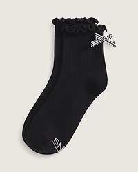Bow Back Crew Socks