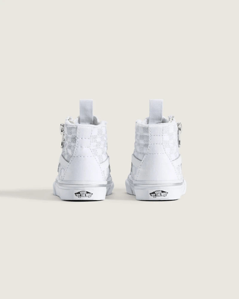 Toddler SK8-Hi Side Zip Checkerboard Shoe