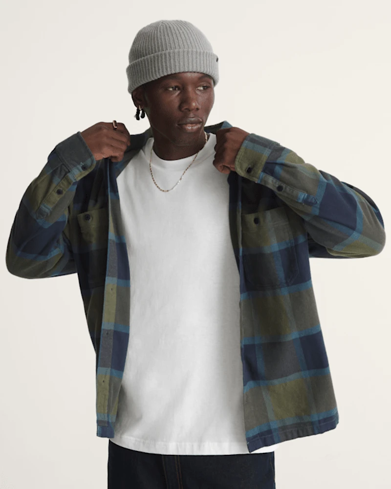 Larkspur Plaid Flannel Shirt