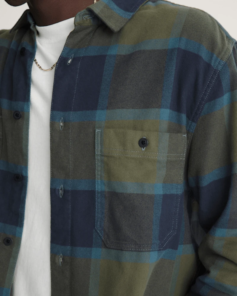 Larkspur Plaid Flannel Shirt