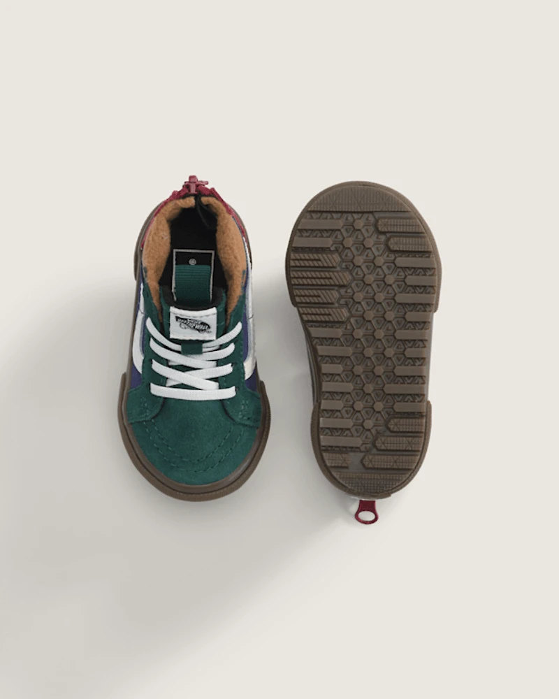 Toddler Sk8-Hi Zip Water Resistant Gum Shoe