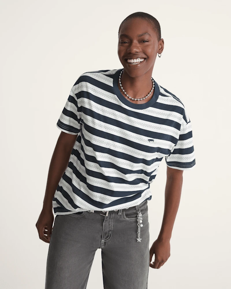 Salton Stripe Checkerboard T-Shirt