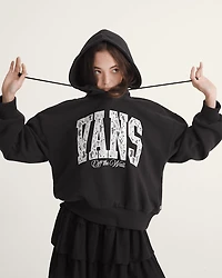 Laced Up Retro Pullover Hoodie