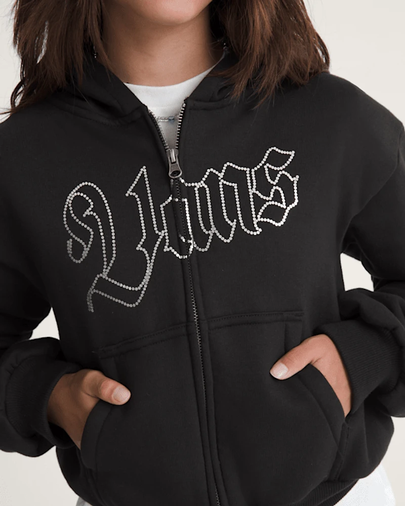 Big Kids Shining Zip Hoodie
