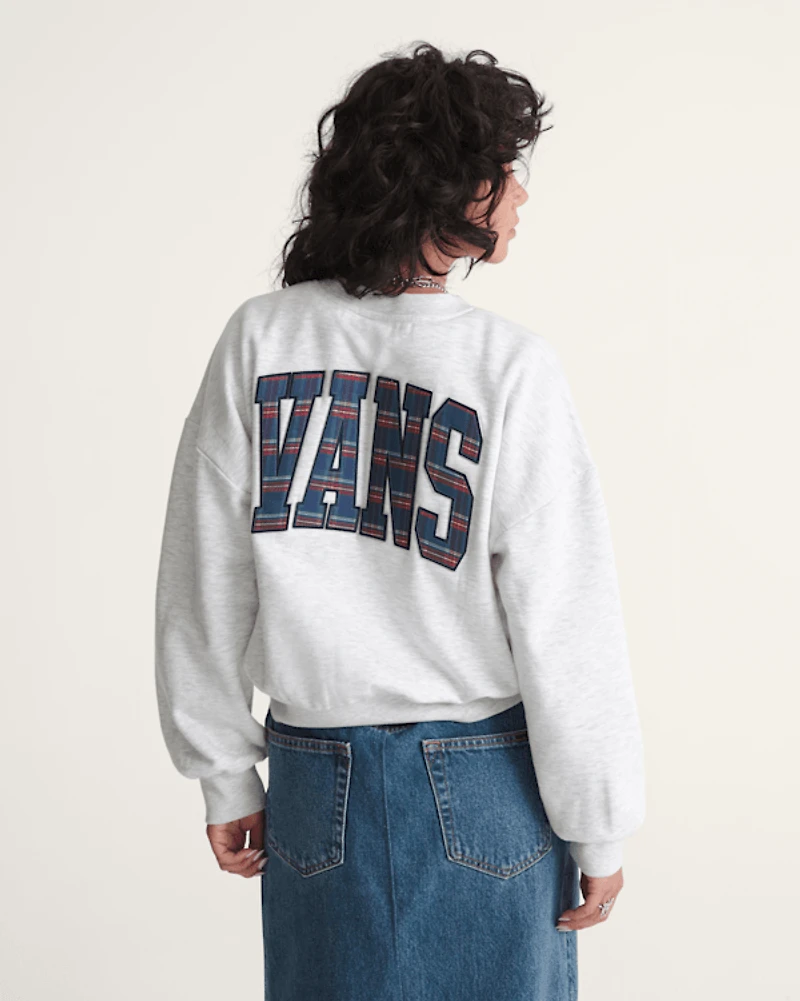 Tartan Up Retro Crew Sweatshirt