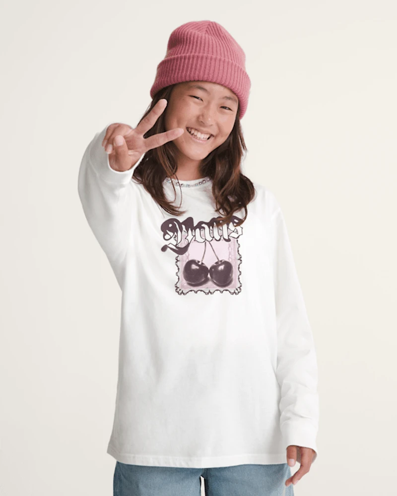 Kids Cherrylace Long Sleeve T-Shirt